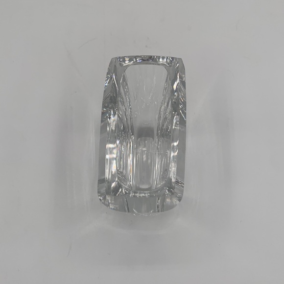 Skruf Signed Crystal Vase, etched. - Picture 5 of 7